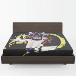 Adrian Peterson Excellent American Football Player Fitted Sheet 1