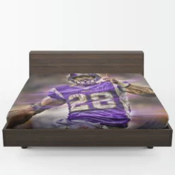 Adrian Peterson Popular NFL Player Fitted Sheet 1