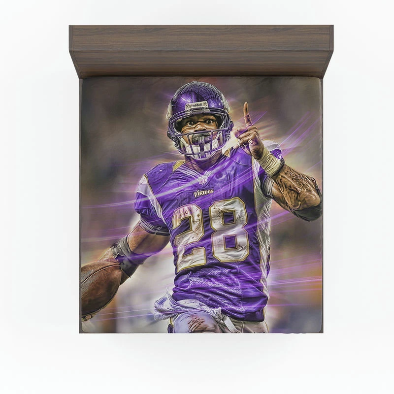 Adrian Peterson Popular NFL Player Fitted Sheet