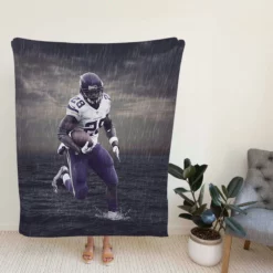 Adrian Peterson Top Ranked NFL Player Fleece Blanket
