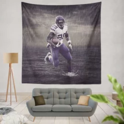 Adrian Peterson Top Ranked NFL Player Tapestry