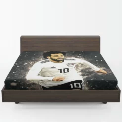 African Cup Sports Player Mohamed Salah Fitted Sheet 1