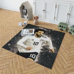 African Cup Sports Player Mohamed Salah Rug 1