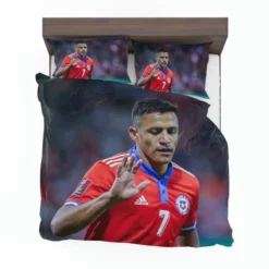 Alexis Sanchez Best Chile Forward Football Player Bedding Set 1