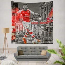 Alexis Sanchez Chilean football Player Tapestry