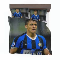 Alexis Sanchez Energetic Football Player Bedding Set 1