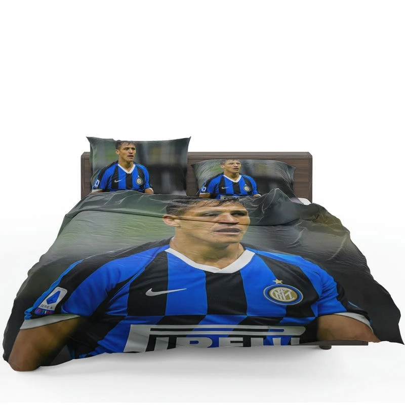 Alexis Sanchez Energetic Football Player Bedding Set