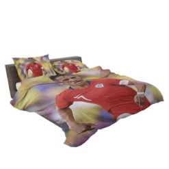 Alexis Sanchez Ethical Football Player in Chile Bedding Set 2