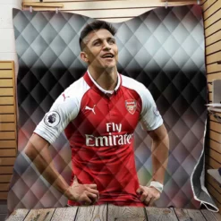 Alexis Sanchez Exciting Football Player Quilt Blanket