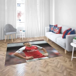 Alexis Sanchez Exciting Football Player Rug 2