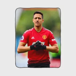 Alexis Sanchez FIFA Football Player Fleece Blanket 1