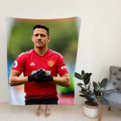 Alexis Sanchez FIFA Football Player Fleece Blanket