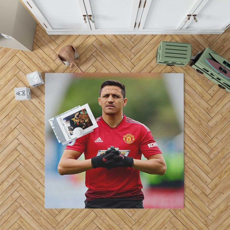 Alexis Sanchez FIFA Football Player Rug