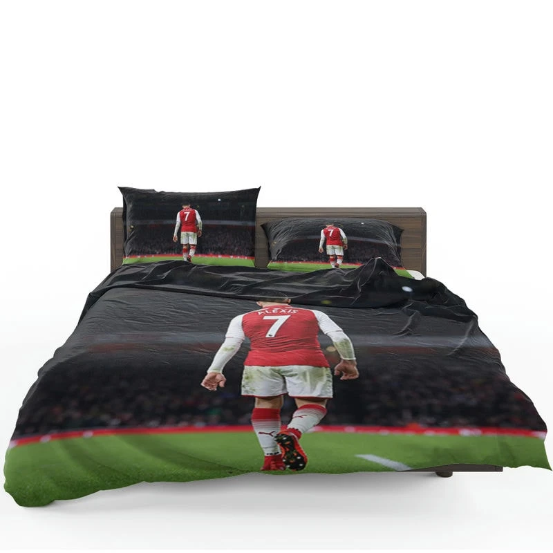 Alexis Sanchez Famous Arsenal Football Player Bedding Set