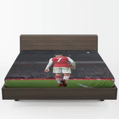 Alexis Sanchez Famous Arsenal Football Player Fitted Sheet 1