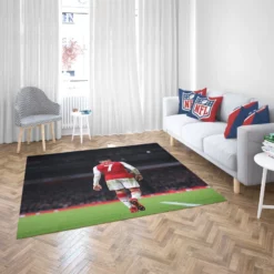 Alexis Sanchez Famous Arsenal Football Player Rug 2