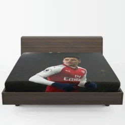 Alexis Sanchez Greatest Chilean Football Player Fitted Sheet 1