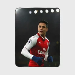 Alexis Sanchez Greatest Chilean Football Player Fleece Blanket 1