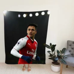 Alexis Sanchez Greatest Chilean Football Player Fleece Blanket