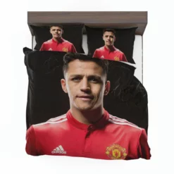 Alexis Sanchez Manchester United Forward Soccer Player Bedding Set 1