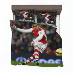 Alexis Sanchez Populer Arsenal Forward Football Player Bedding Set 1