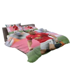 Alexis Sanchez Powerful Forward Football Player Bedding Set 2