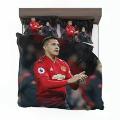 Alexis Sanchez Strong Chile Football Player Bedding Set 1