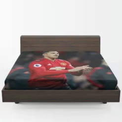 Alexis Sanchez Strong Chile Football Player Fitted Sheet 1