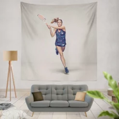Alize Cornet Exellent Wimbildon Champion Tennis Player Tapestry