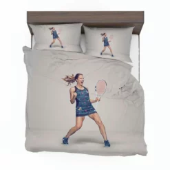 Alize Cornet Top Ranked French Tennis Player Bedding Set 1