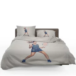 Alize Cornet Top Ranked French Tennis Player Bedding Set