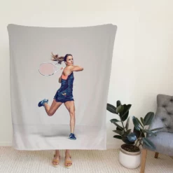 Alize Cornet WTA Populer Tennins Player Fleece Blanket