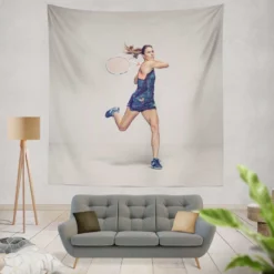 Alize Cornet WTA Populer Tennins Player Tapestry