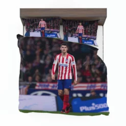 Alvaro Morata in Atletico de Madrid Bedding Set 1