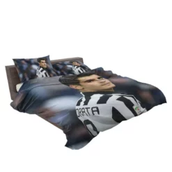 Alvaro Morata in Juventus Jersey Bedding Set 2