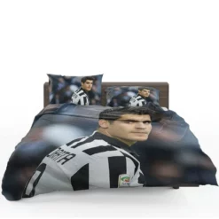 Alvaro Morata in Juventus Jersey Bedding Set
