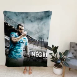 Alvaro Negredo Professional Spanish Player Fleece Blanket