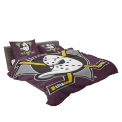 Anaheim Ducks Energetic Ice Hockey Team in America Bedding Set 2