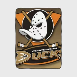 Anaheim Ducks Excellent NHL Ice Hockey Club in America Fleece Blanket 1