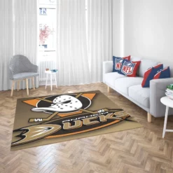 Anaheim Ducks Excellent NHL Ice Hockey Club in America Rug 2