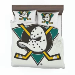 Anaheim Ducks Popular Ice Hockey Club in America Bedding Set 1