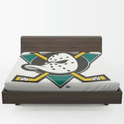 Anaheim Ducks Popular Ice Hockey Club in America Fitted Sheet 1