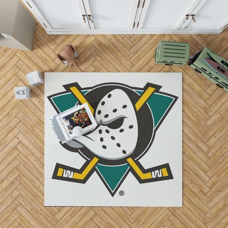 Anaheim Ducks Popular Ice Hockey Club in America Rug