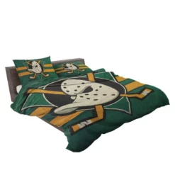 Anaheim Ducks Top Ranked Ice Hockey Club Bedding Set 2