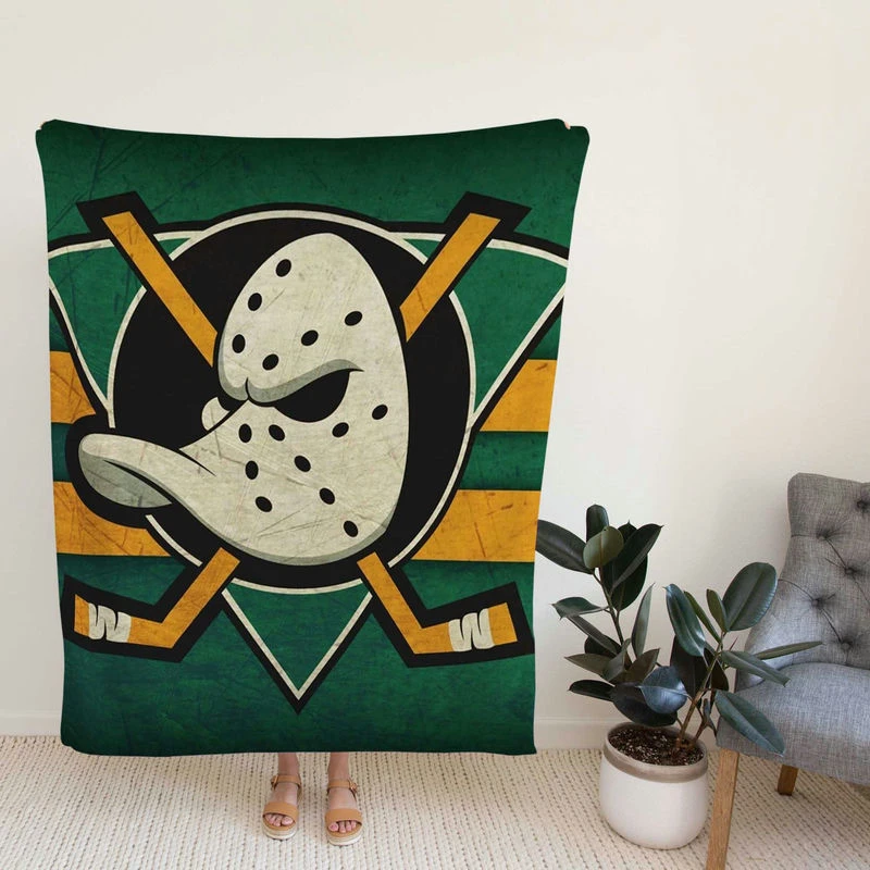 Anaheim Ducks Top Ranked Ice Hockey Club Fleece Blanket