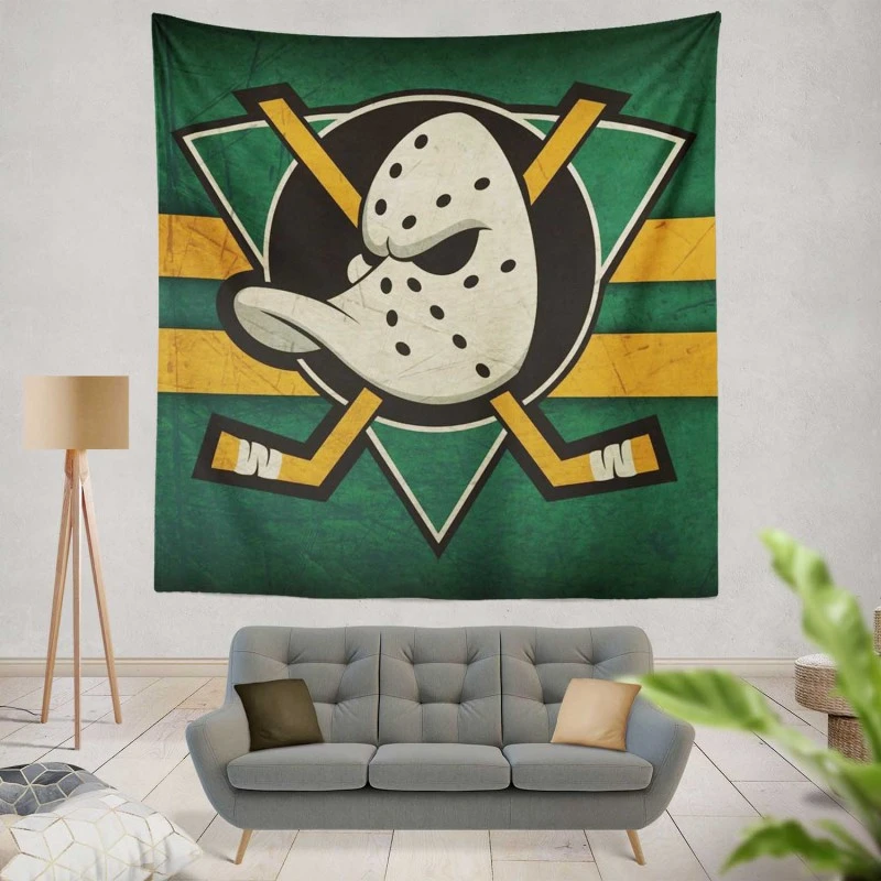 Anaheim Ducks Top Ranked Ice Hockey Club Tapestry