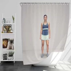 Anastasija Sevastova Latvian Professional Tennis Player Shower Curtain