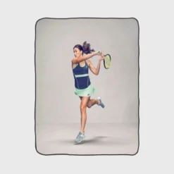 Anastasija Sevastova Populer Tennis Player Fleece Blanket 1