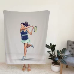 Anastasija Sevastova Populer Tennis Player Fleece Blanket