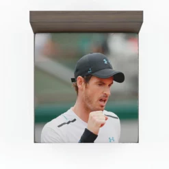 Andy Murray British Professional Tennis Player Fitted Sheet
